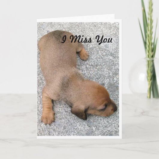 I Misser You Kaart (Voorkant)