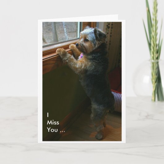 I Misser You… Kaart (Voorkant)