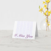 I Misser You Kaart (Gele Bloem)