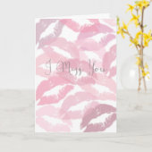 I Misser You Kisses Kaart (Gele Bloem)