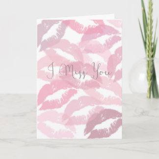 I Misser You Kisses Kaart