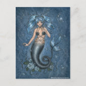 I Misser You Mermaid Postcard Briefkaart (Voorkant)
