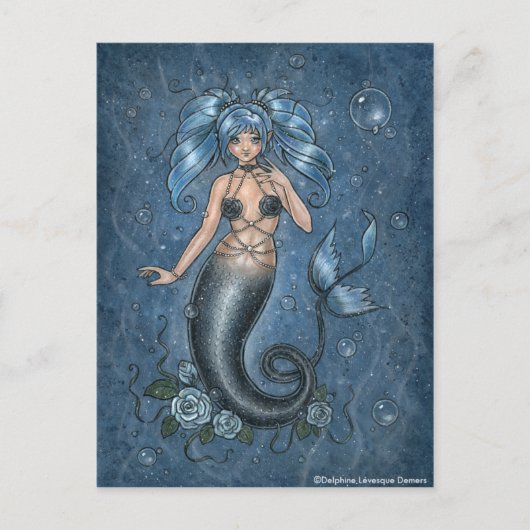 I Misser You Mermaid Postcard Briefkaart (Voorkant)