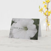 I Misser You Wenskaart Kaart (Gele Bloem)