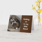 **I MIST MIJN VRIEND** KAART (Gele Bloem)