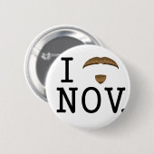 I Mo November-Badge Ronde Button 5,7 Cm (Voorkant /achterkant)