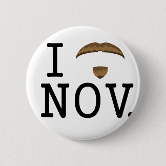 I Mo November-Badge Ronde Button 5,7 Cm
