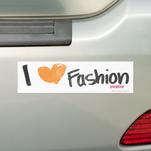 I Mode Sinaasappel Bumpersticker (Op auto)