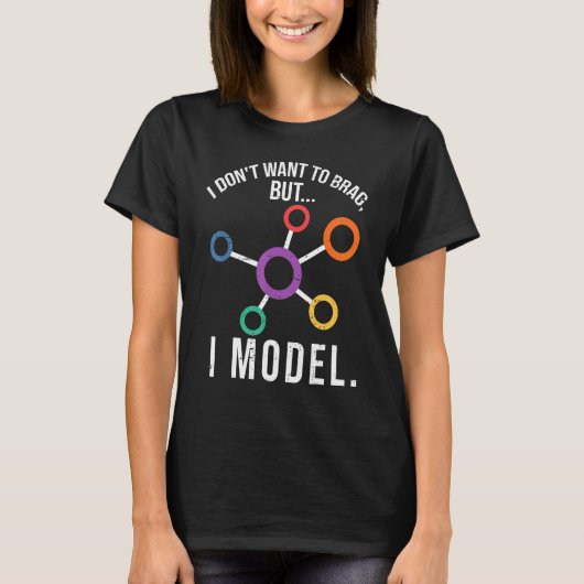 I Model Data Science Humor Code T-shirt (Voorkant)