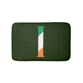 I Monogram bedekt met Ierse vlag bmcnt Badmat