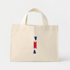 I Monogram bedekt op Union Jack Flag tcnt Mini Tote Bag