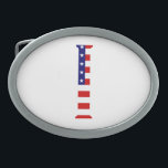 I Monogram bedekt op USA Flag bbcnt Gesp<br><div class="desc">I Monogram overlay op USA Flag Belt Buckle Design © Trinkets and Things 2017 - AHP Design. Alle rechten voorbehouden. 080517</div>