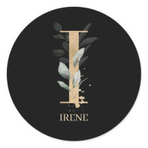 I Monogram Floral Aangepast