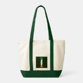 I Monogram over Irish vlag itt Tote Bag (Achterkant)