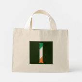 I Monogram overboord gezet op Ierse vlag ttcn Mini Tote Bag (Achterkant)