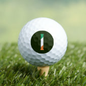 I Monogram overlay op Ierse Vlag be6 gbt Golfballen (Insitu Shirt)