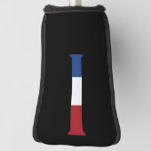 I Monogram overlay op NLD Vlag op bk pct Golfheadcover (Draai 90)