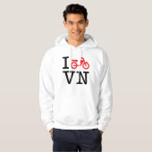 I Motorfiets Vietnam Hoodie (Voorkant volledig)