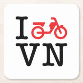 I Motorfiets Vietnam Kartonnen Onderzetters (Voorkant)