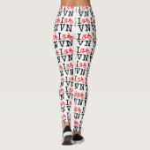 I Motorfiets Vietnam Leggings (Achterkant)