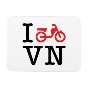 I Motorfiets Vietnam Magneet