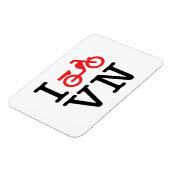 I Motorfiets Vietnam Magneet (Linkerzijde)