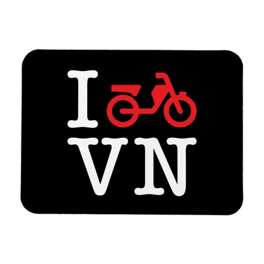 I Motorfiets Vietnam Magneet (Horizontaal)