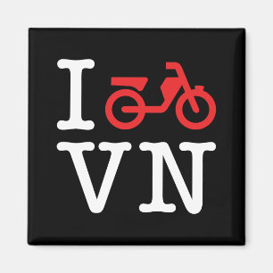 I Motorfiets Vietnam Magneet