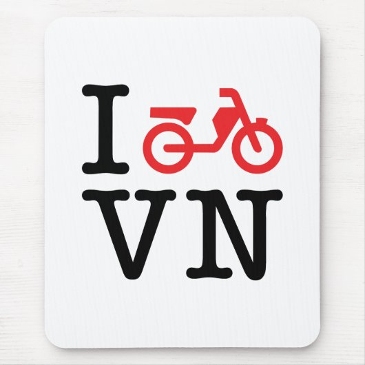 I Motorfiets Vietnam Muismat (Voorkant)