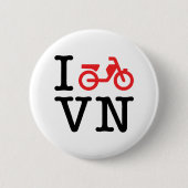 I Motorfiets Vietnam Ronde Button 5,7 Cm (Voorkant)