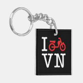 I Motorfiets Vietnam Sleutelhanger (Voorkant Links)