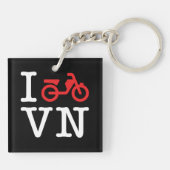 I Motorfiets Vietnam Sleutelhanger (Achterkant)