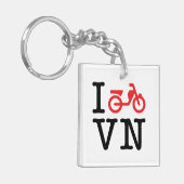 I Motorfiets Vietnam Sleutelhanger (Voorkant Links)
