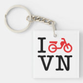 I Motorfiets Vietnam Sleutelhanger (Voorkant)