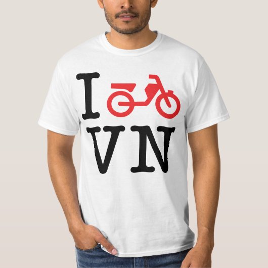 I Motorfiets Vietnam T-shirt (Voorkant)