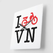 I Motorfiets Vietnam Vierkante Klok (Hoek)