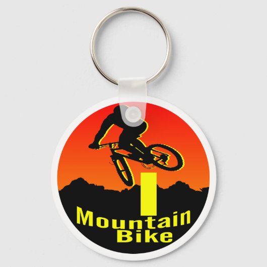 I Mountain Bike Sleutelhanger (Voorkant)