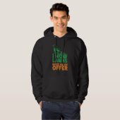 I Mow Lawn Mowing Landscaping Mower Boerderij Gard Hoodie (Voorkant volledig)