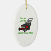 I MOW LAWNS KERAMISCH ORNAMENT (Rechts)