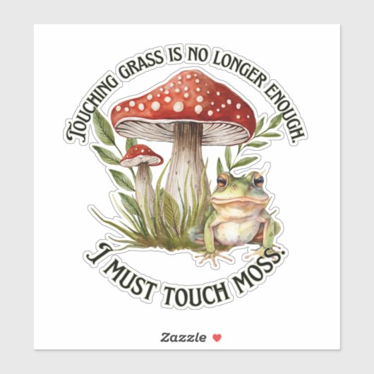 "I must touch mos" bulksticker Sticker (Vel)