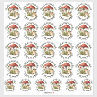 "I must touch mos" bulksticker Sticker