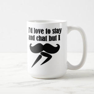 I Mustache (I Must Dash) - Erg Grappig Koffiemok
