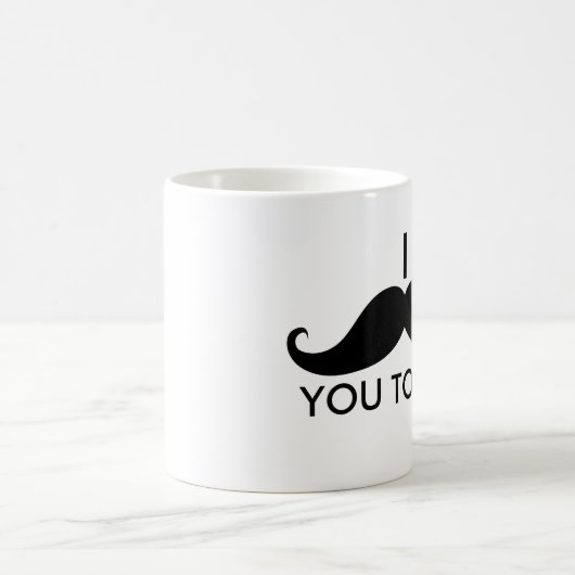 I Mustache You to STFU Koffiemok (Center)