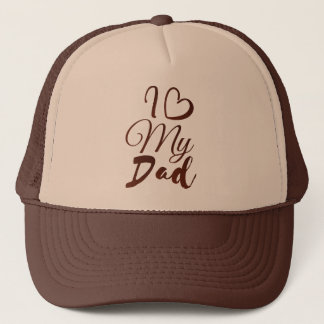 "I ❤️ My Dad: A Heartfelt Design" Trucker Pet