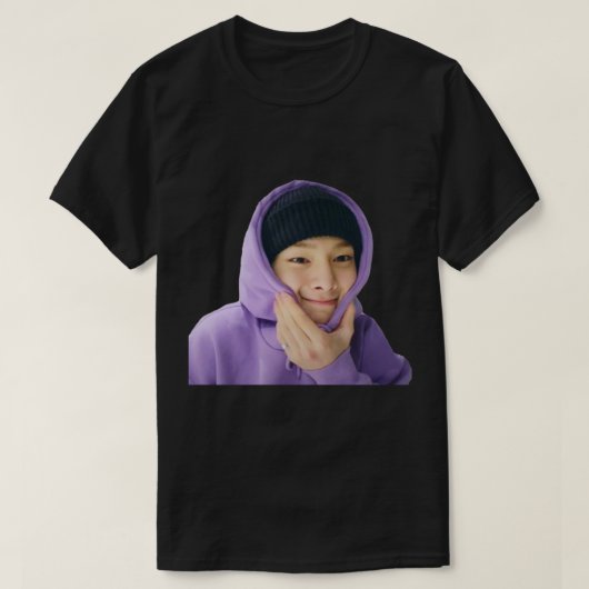 I.N Jeongin Stray Kinder Funny Cute Meme Sticker T-shirt (Design voorkant)