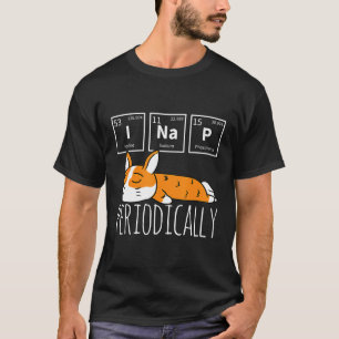 I Nap Periodic Table Meme Meh Corgi T-shirt