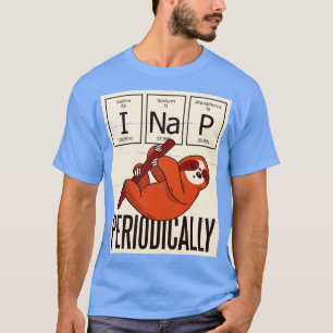 I Nap Periodiek Cute Sloth T-shirt