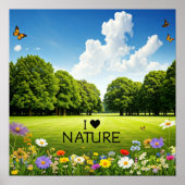 I Natuur hart Poster (Voorkant)