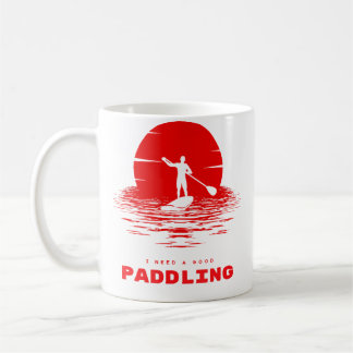 I Need A Good Paddling Rafting T Shirt Koffiemok