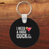 I Need A Huge Tail Funny Sleutelhanger (Voorkant)